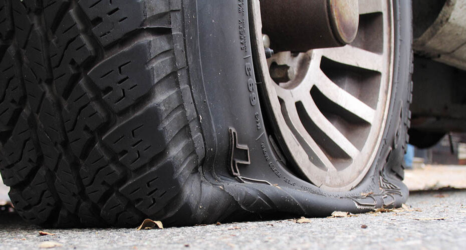 Can I scrap a car with flat tires?